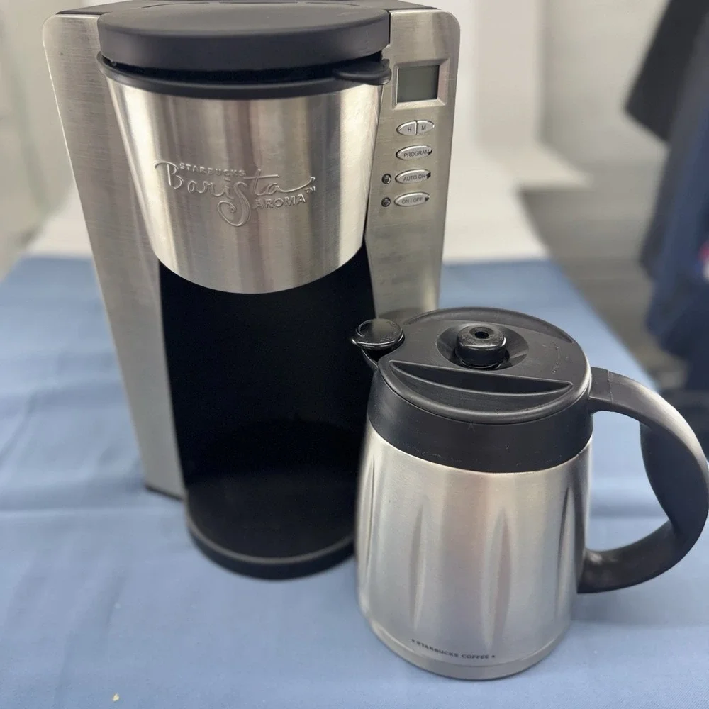 Starbucks Barista Aroma Grande w/Thermal Carafe 12Cup Coffee Maker TESTED WORKS